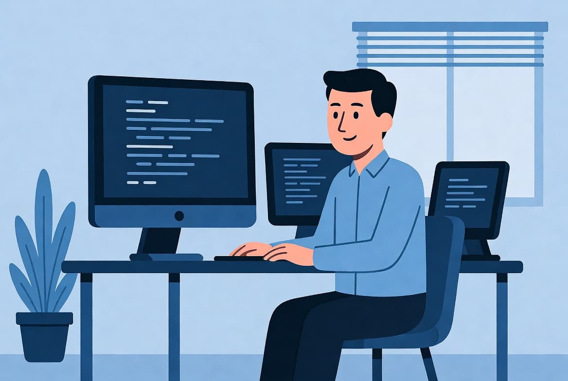 Email profissional em inglês sendo escrito no computador